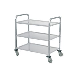 Stainless steel service trolleys